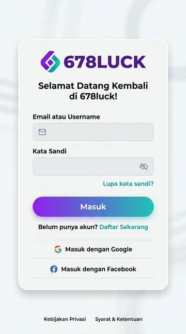 Cara Mudah Masuk Akun 678luck untuk Android