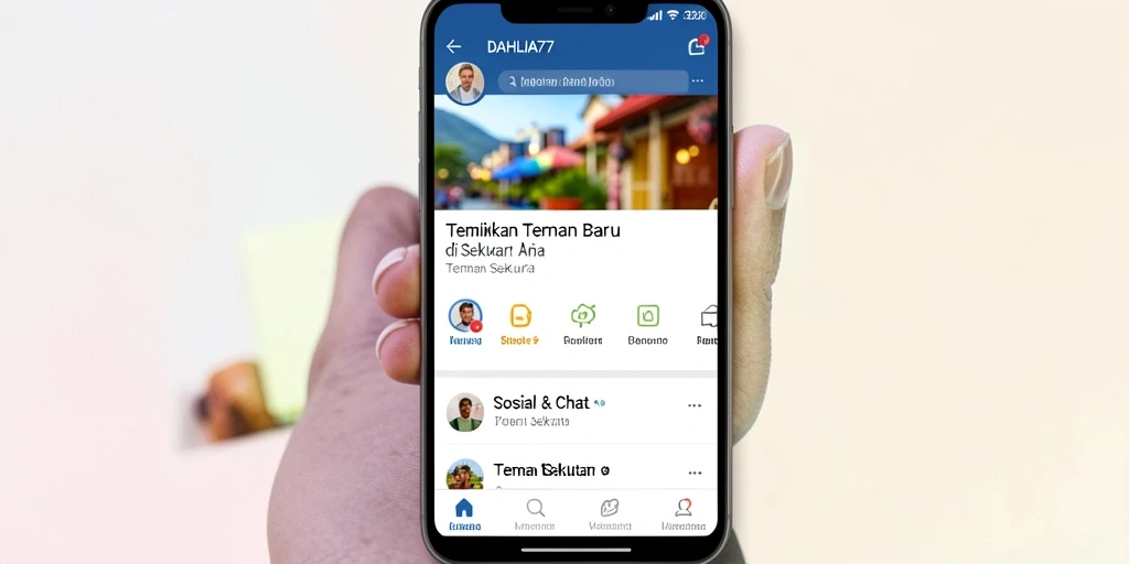 Tampilan antarmuka aplikasi DAHLIA77 yang intuitif dan menarik.