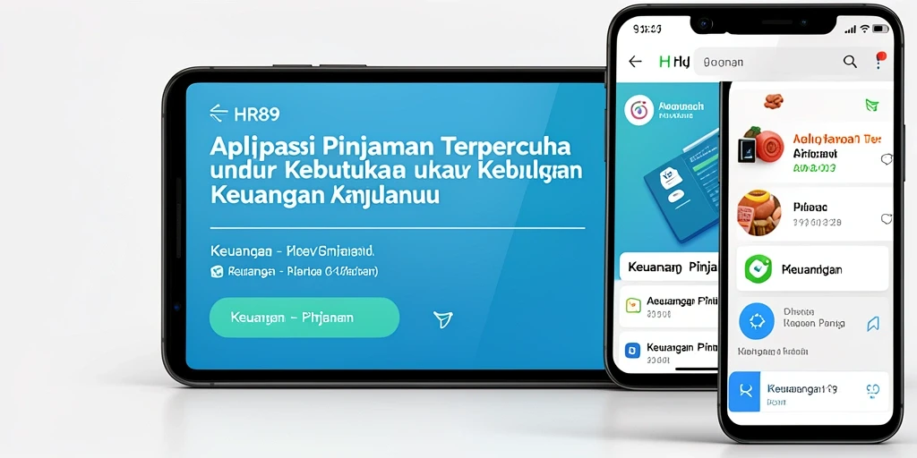 Antarmuka HR89 yang sederhana dan mudah digunakan untuk proses pinjaman.
